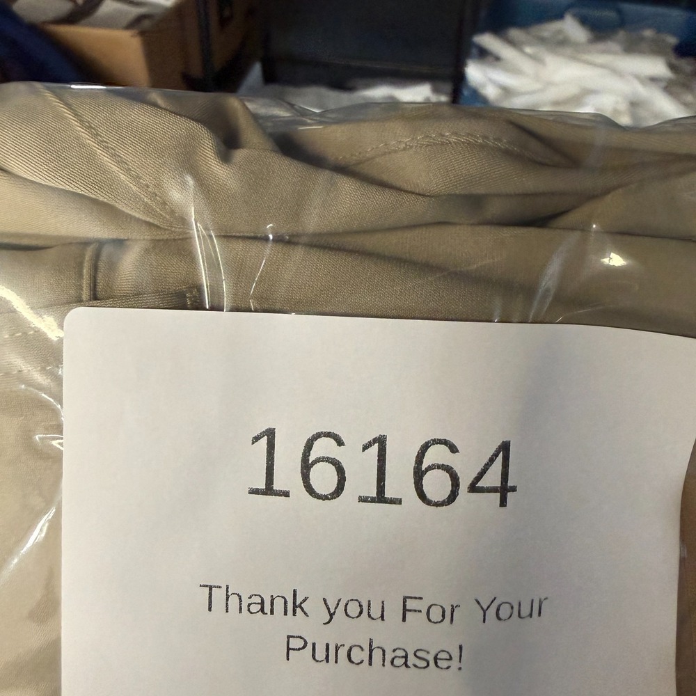 Rhone Commuter Pants Mens 38x27 Khaki Slim Fit Performance Chino Office Golf - Picture 10 of 10